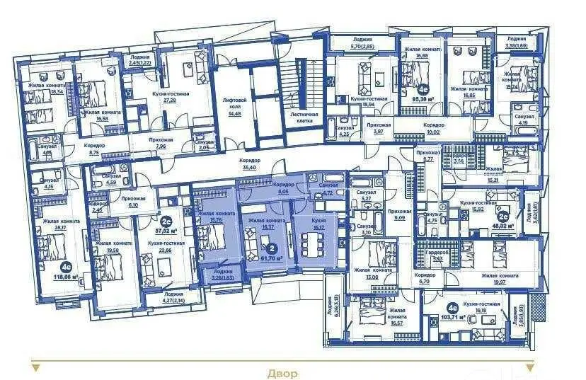 Квартира, 2 комн., 62 м², 5/15 эт., Мирзо-Улугбекский, Буз базар — фото 9