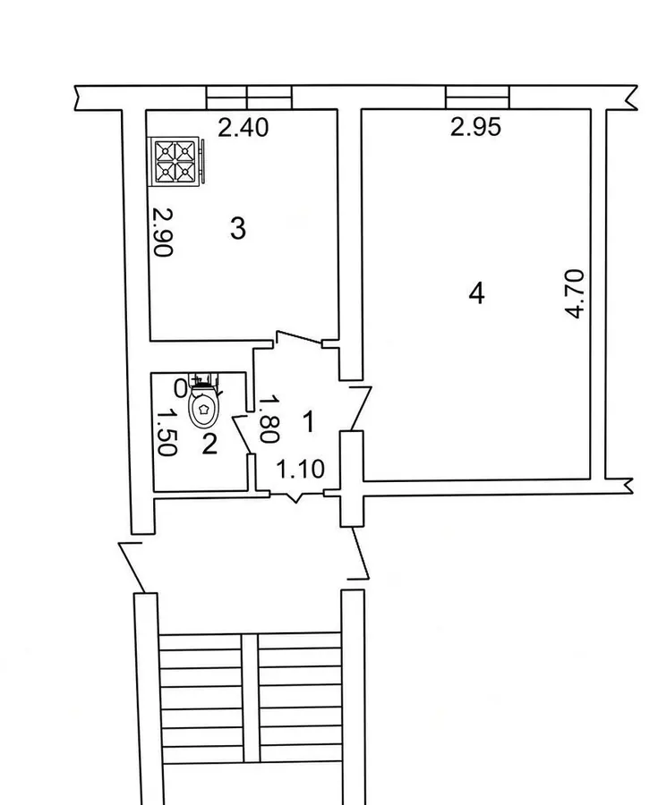 Уютная квартира, 1 комн., 26 м², 1/4 эт., Чиланзарский, ТЦ ПАРУС — фото 6