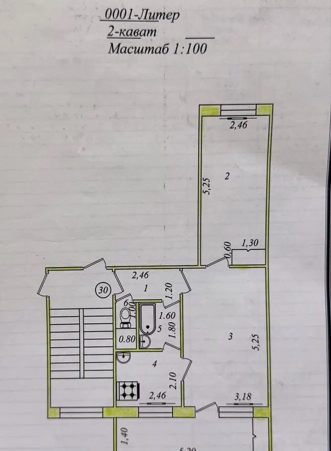 Уютная квартира, 2 комн., 51 м², 2/4 эт., Чиланзарский — фото 6
