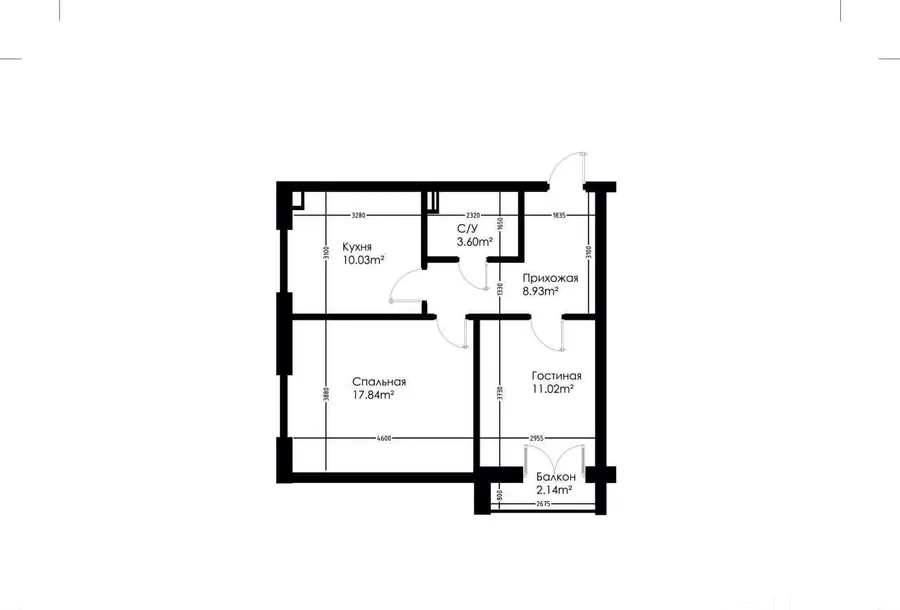 Квартира, 2 комн., 56.7 м², 5/9 эт., Учтепинский, Депо Молл — фото 1