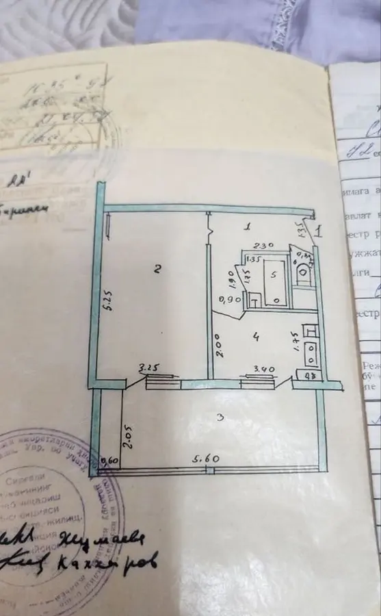 Квартира, 1 комн., 43 м², 1/5 эт., Сергелийский, Малика — фото 8